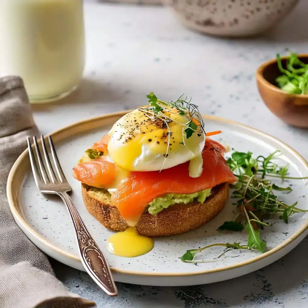 smoked salmon and avocado eggs royale 1 smoked salmon and avocado eggs royale