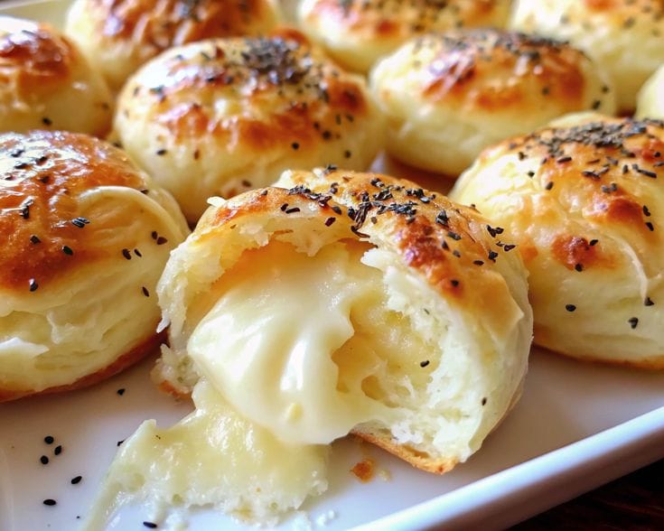 Gooey Mozzarella Biscuit Bombs