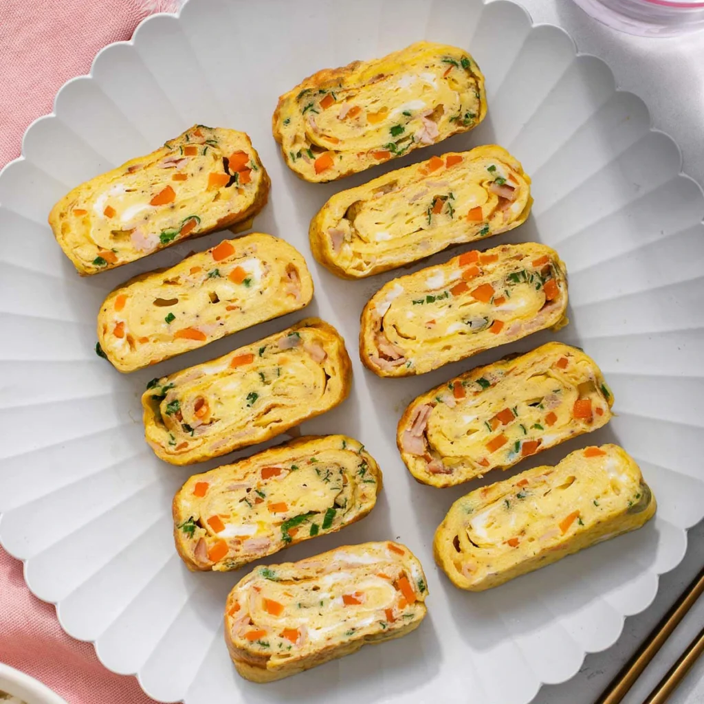 effortless veggie omelette roll 3 korean veggie omelette roll