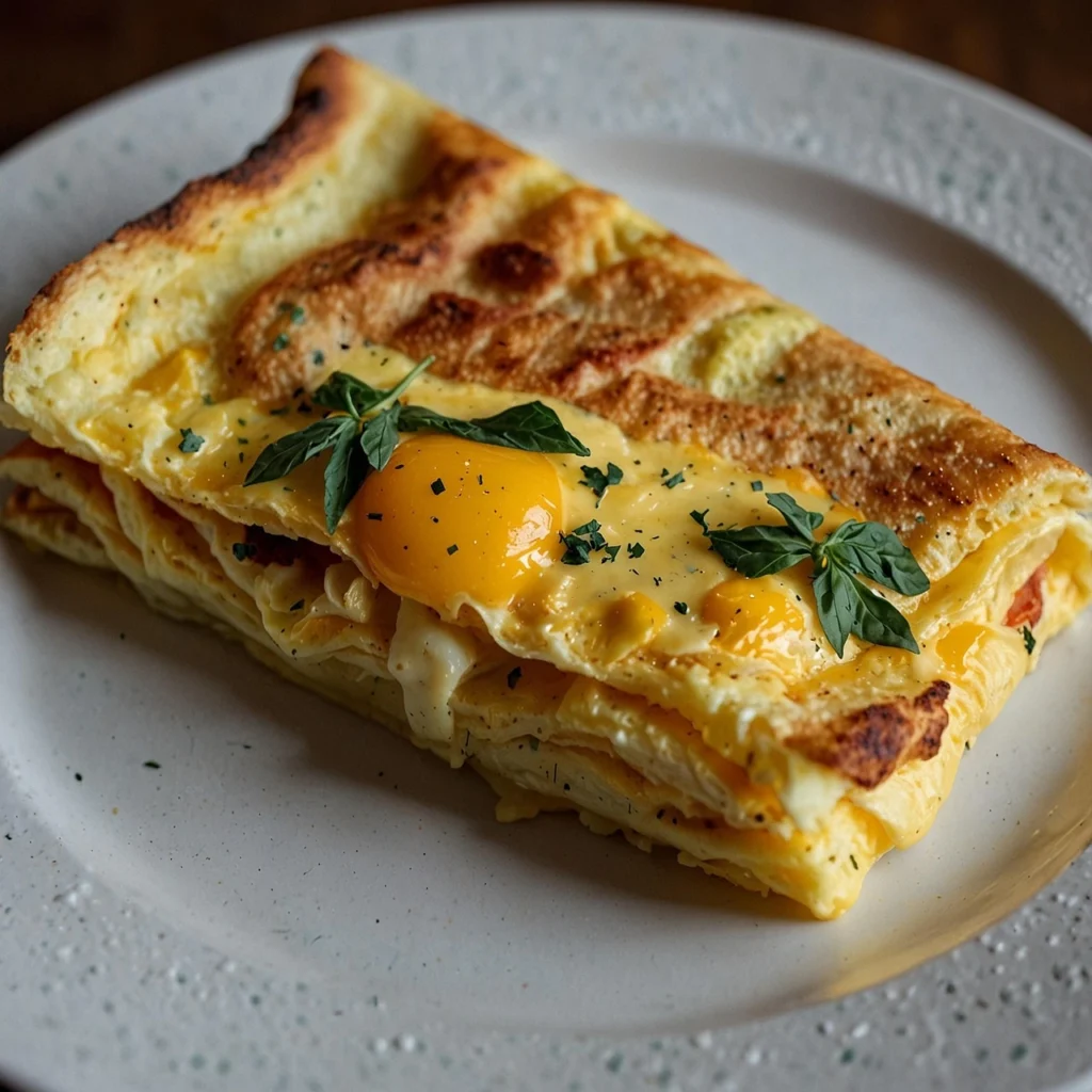 effortless veggie omelette roll 1 veggie omelette roll
