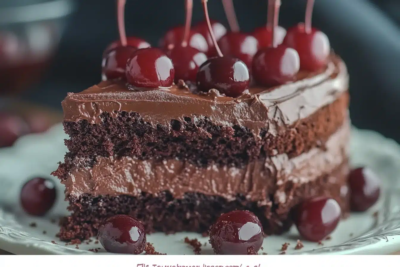 cherry chocolate bliss cake 2 cherry chocolate bliss cake