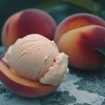 Homemade Peach Ice Cream