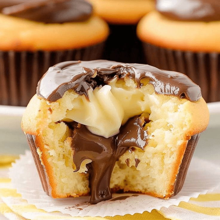 boston cream bliss cupcakes