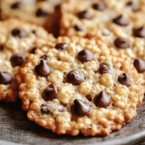 rice krispie chocolate chip cookies