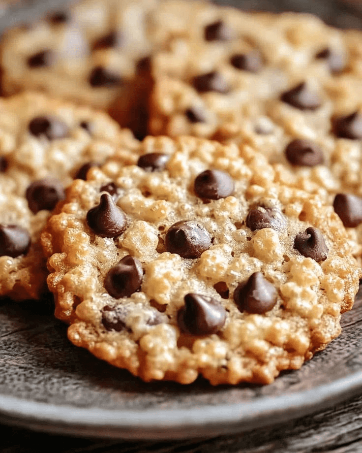 rice krispie chocolate chip cookies