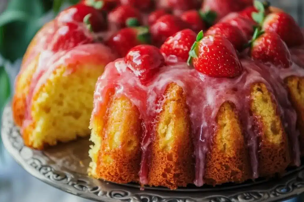 lemon cream cheese dump cake 3 strawberry lemon swirl cake