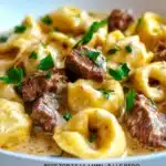 Beef Tortellini Alfredo