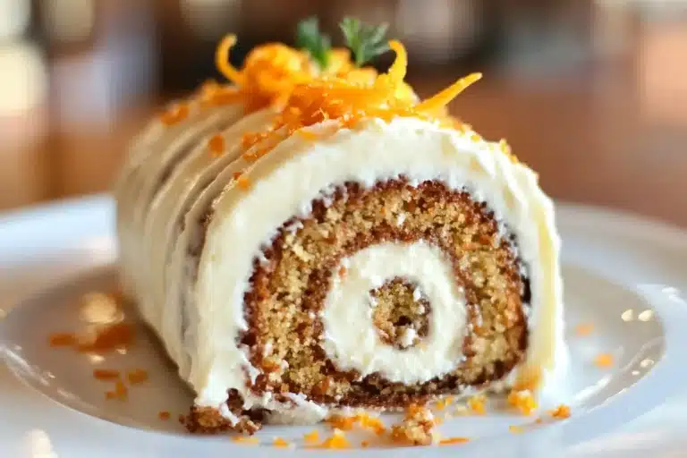 carrot cake roll
