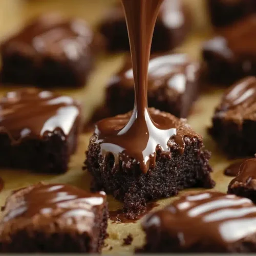 chocolate-dipped fudgy brownie bites 3 chocolate-dipped fudgy brownie bites
