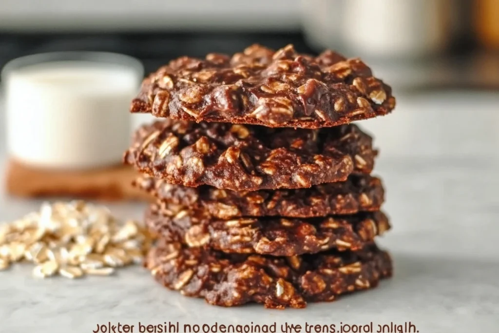 Chocolate Oatmeal No Bake Cookies