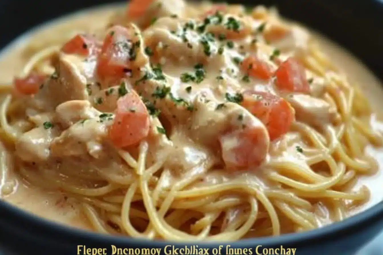 next-level creamy crockpot chicken spaghetti – ready in 4 steps! 3 creamy crockpot chicken spaghetti
