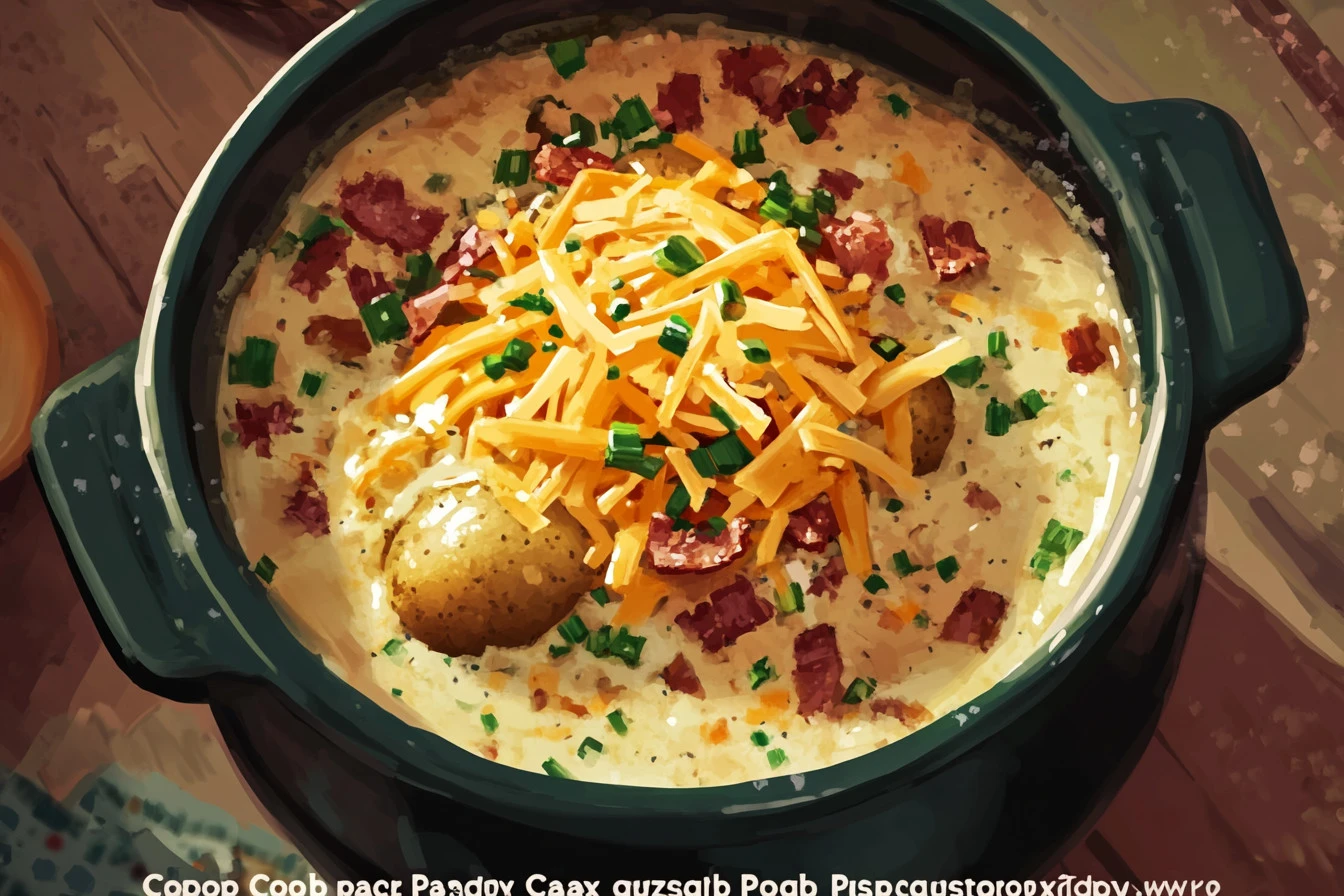 crock pot crack potato soup