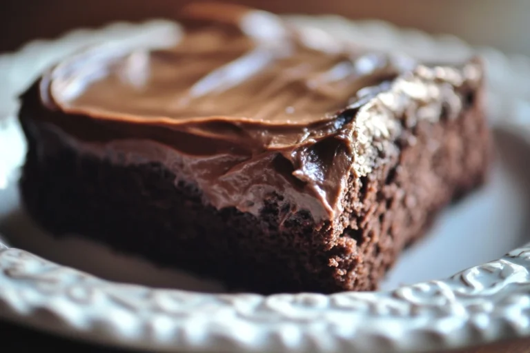 double chocolate coca cola cake
