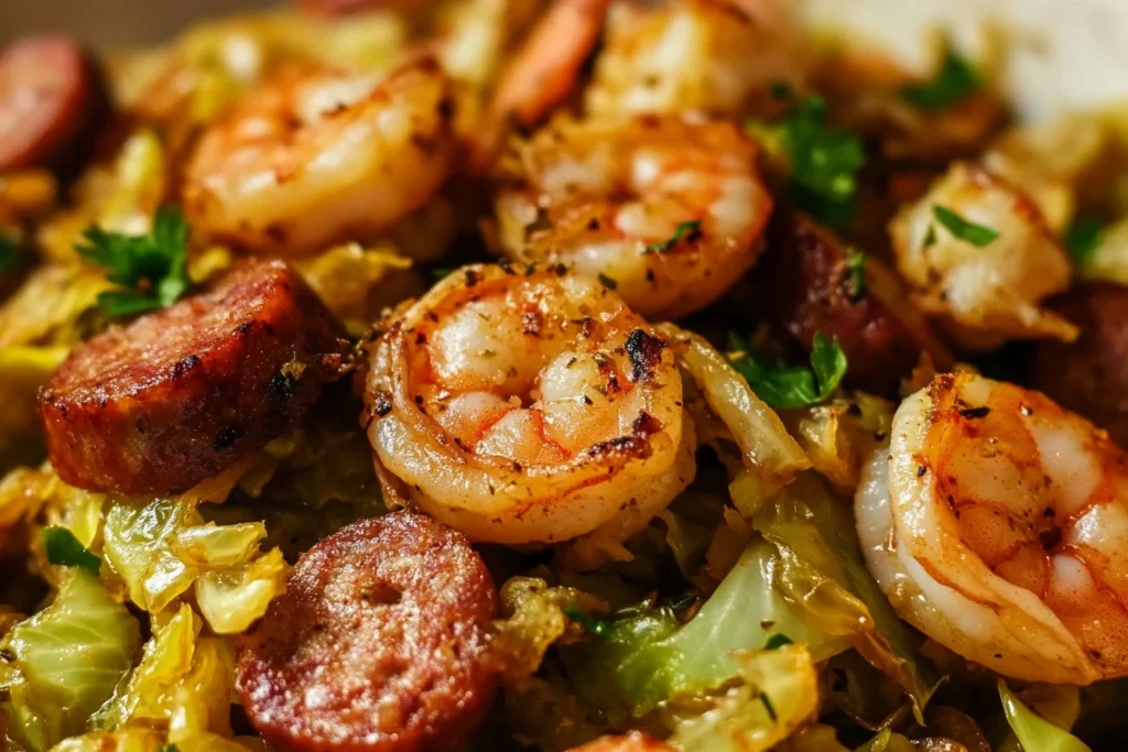 crunchy baked fried chicken in 6 steps 5 fried cabbage with shrimp and sausage