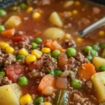 Ground Beef Vegetable Soup