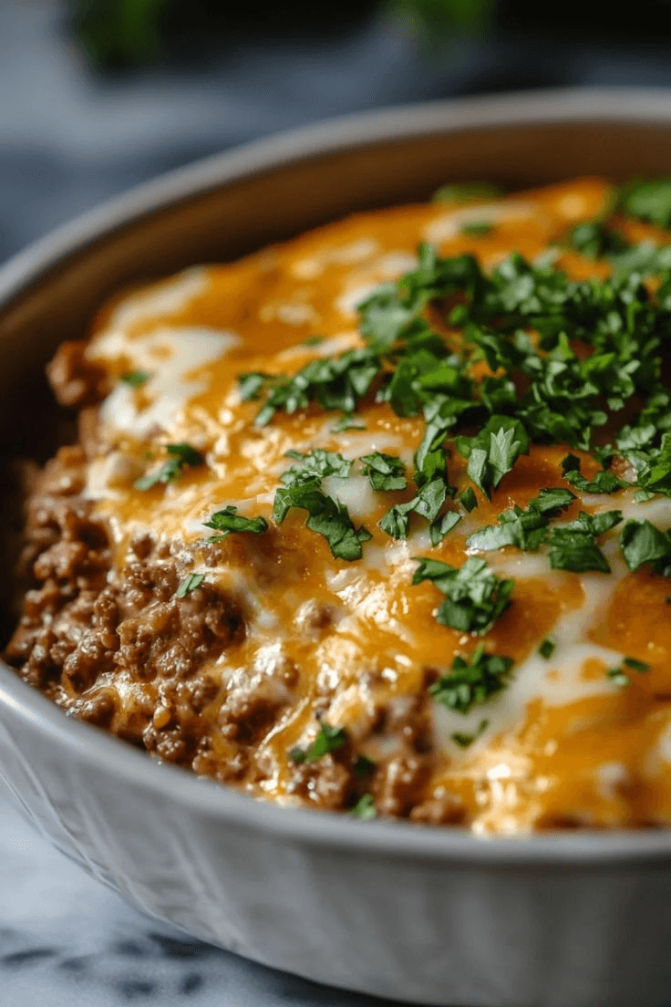 walking taco bake casserole