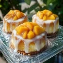 4 quick steps to make the perfect snow ice cream 4 mini peach cobbler cheesecakes