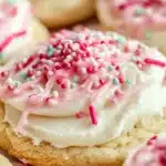 Peppermint Cheesecake Cookies