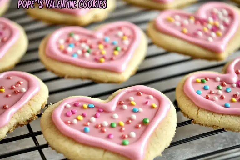 popes valentine cookies