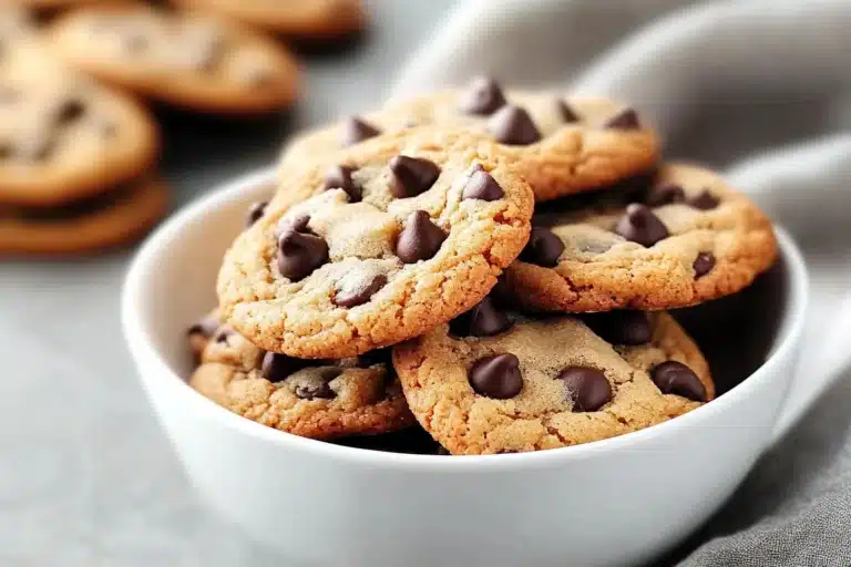 soft and chewy air fryer chocolate chip cookies