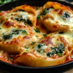 Spinach and Ricotta Stuffed Shells
