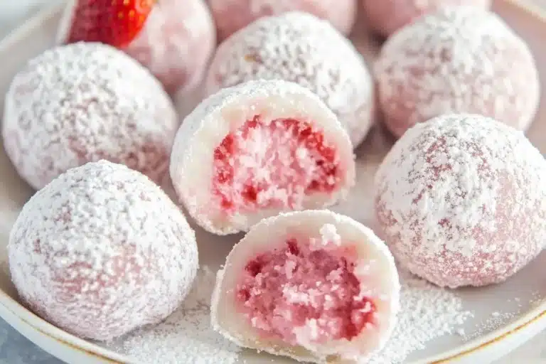 strawberry truffles