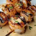 Succulent Shrimp Skewers with Garlic Butter