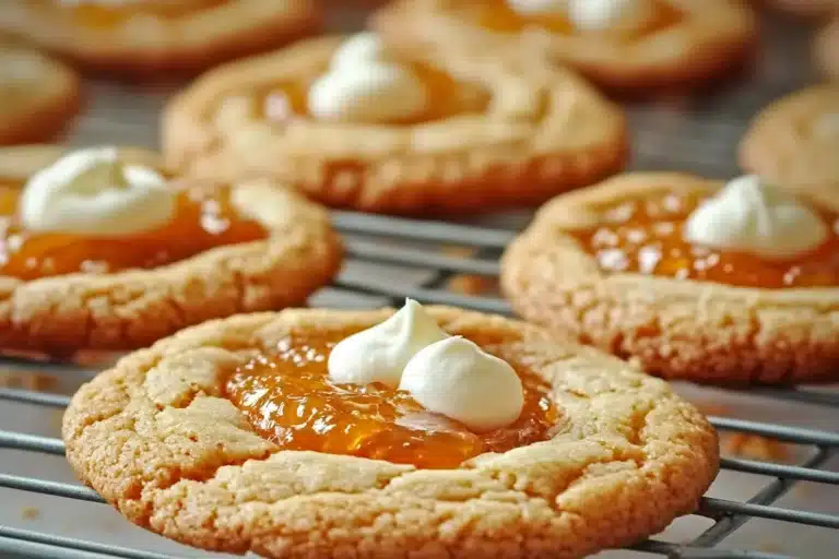 white chocolate creamsicle orange cookies