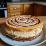 Cinnamon Roll Honeybun Cheesecake