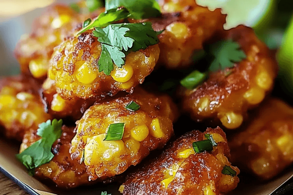 mexican street corn fritters