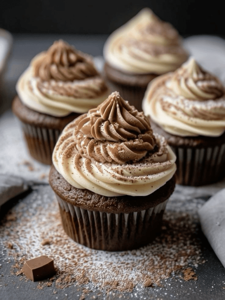 perfect christmas chocolate cupcakes