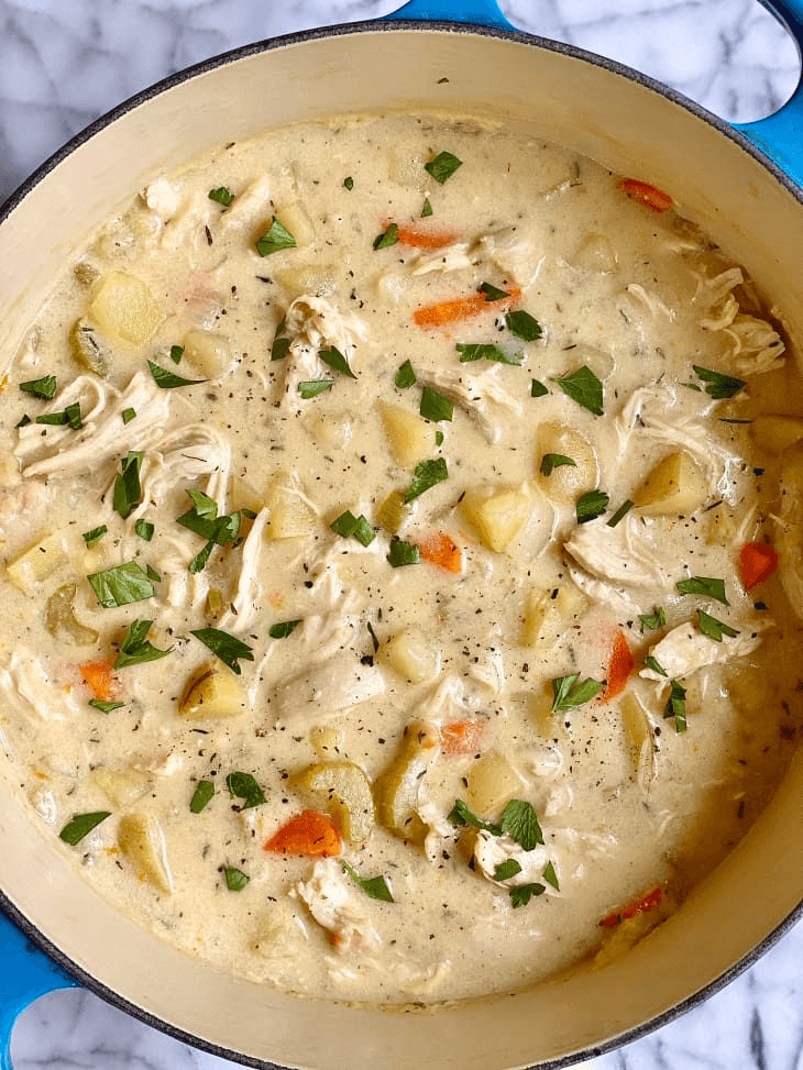 creamy chicken potato soup