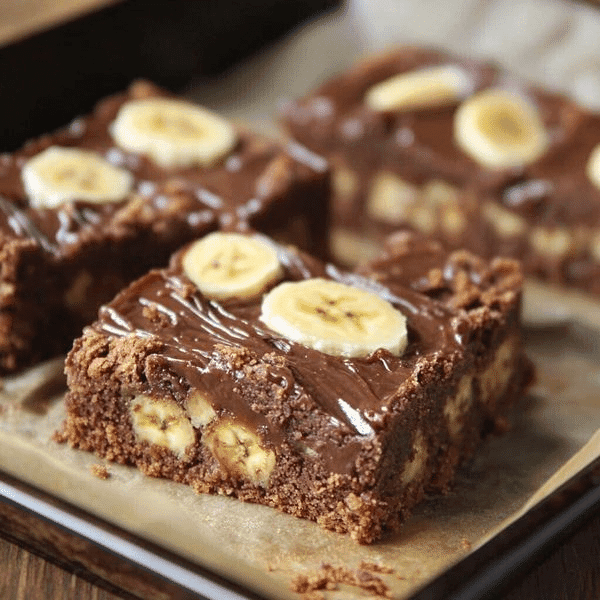 banana bread brownies
